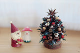 Mini Christmas tree handmade DIY desktop decoration